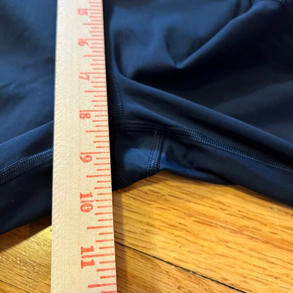 Lululemon Leggings Womens 6 Fast Free Crop Blue Nulux W6AS5S Pockets - Picture 9 of 11